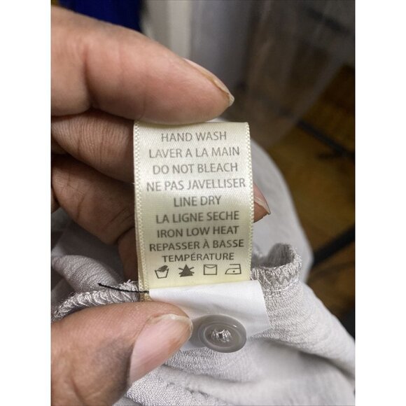 Max Studio Womens Clay Button-Down Maxi Dress Long Sleeve Size Large New - Picture 9 of 10